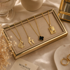 Collier Maman cœur doré acier inoxydable – Bijou personnalisé élégant avec cristaux