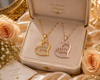 Collier pendentif Allah en acier couleur or pour femme – Bijou musulman islamique élégant avec strass